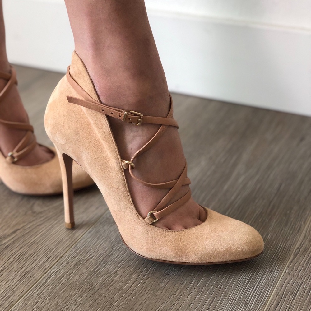 Gianvito Rossi lace up stilettos